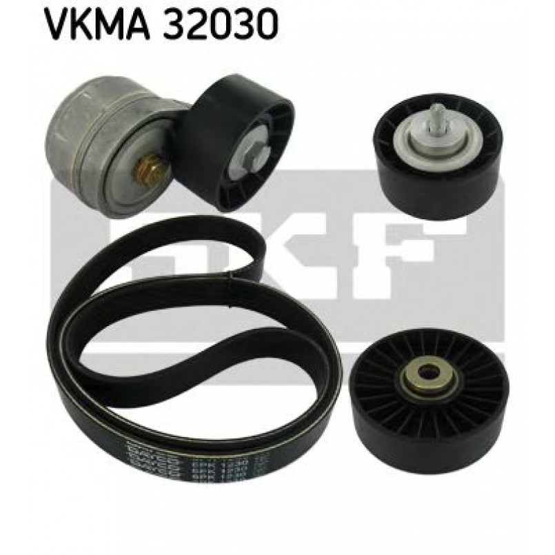 VKMA 32030 SKF Комплект доріжкового ремня (ролик, ремінь)